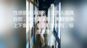 性感眼镜小骚货，没男人道具自慰，黑丝高跟鞋，美臀骑乘上下套弄，菊花肛塞特写，极度诱惑