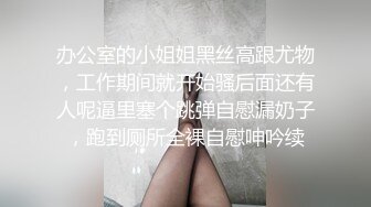 办公室的小姐姐黑丝高跟尤物，工作期间就开始骚后面还有人呢逼里塞个跳弹自慰漏奶子，跑到厕所全裸自慰呻吟续