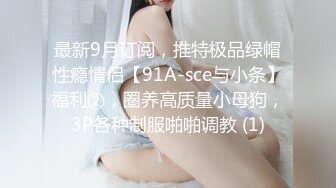 最新9月订阅，推特极品绿帽性瘾情侣【91A-sce与小条】福利②，圈养高质量小母狗，3P各种制服啪啪调教 (1)