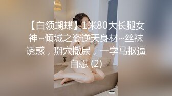 【白领蝴蝶】1米80大长腿女神~倾城之姿逆天身材~丝袜诱惑，掰穴撒尿，一字马抠逼自慰 (2)